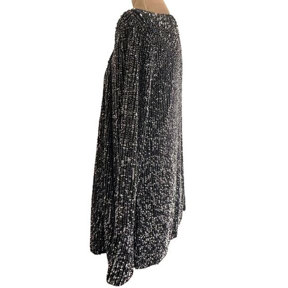 Free People Jacket Harley Sequin Bead Jacket Cardigan Kimono Festival XS Boho EC - Picture 12 of 13